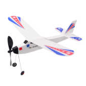 泡沫橡皮筋飞机橡筋动力3D舱身滑翔机闪电战斗机拼装 航模厂家直销