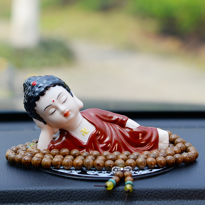 如来车载摆件高档陶瓷禅意装饰品