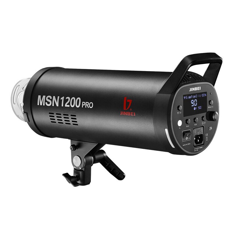 金贝msn1200pro高速摄影灯影室闪光灯摄影棚拍照灯商业柔光补光灯