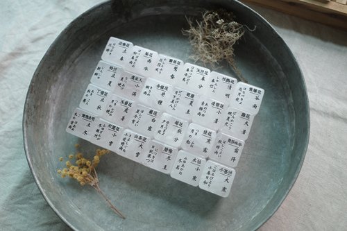 HANEN STUDIO 小石头印章[二十四节气·时令花] 手帐印章套组