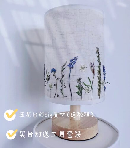 压花台灯材料包沙龙diy电源开关