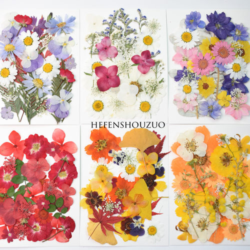 河粉手作真花压花手工diy