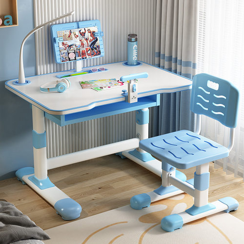 儿童学习桌小学生家用写字作业书桌简约小孩可升降课桌椅套装