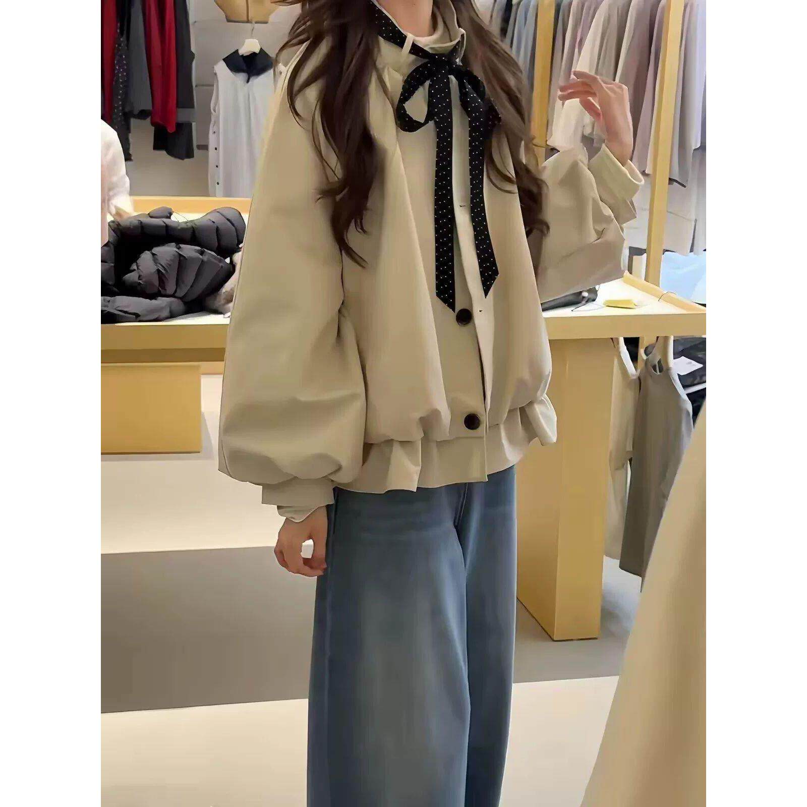 甜美显瘦百搭风衣外套女2026秋季新款小个子巨好看款气质独特精致