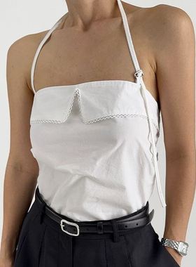 六0719韩国正品mas-ion--de-n-olit-a-35914 吊带区通勤百搭纯色