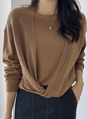 六0923韩国正品mazia-33816 针织衫区休闲学院直邮大气人气街头