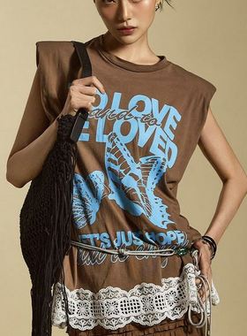 六0719韩国正品din-t-65651 背心区时装夏季流行正品高档休闲独特