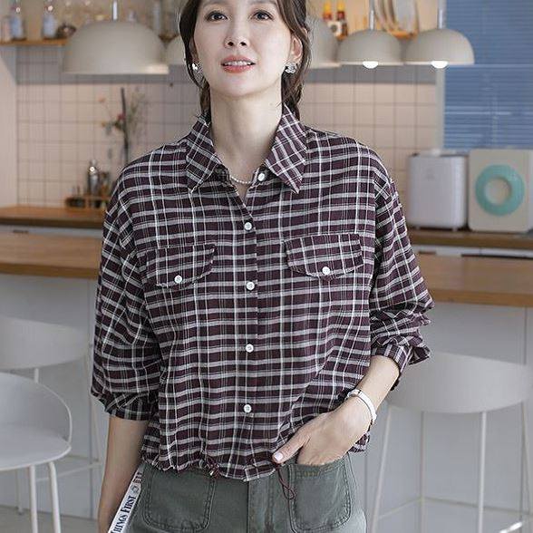 六0923韩国正品tiramis-us-tyle-69419 衬衫区端庄秋夏别致韩版