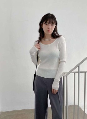 九1018韩国东大门针织衫区Murmuring-8673609别致甜美独特秋冬