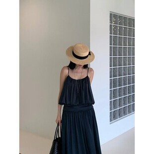 九0724韩国东大门连衣裙吊带裙区HONGU-8782566简约春冬原宿韩版