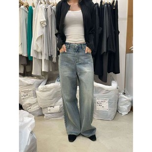 九1214韩国东大门运动牛仔裤区Architekt-8727032春季清新通勤