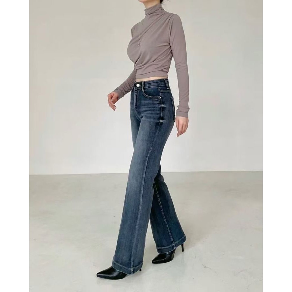 九1006韩国东大门运动牛仔裤区HowLuk-8663854时装人气新潮秋季