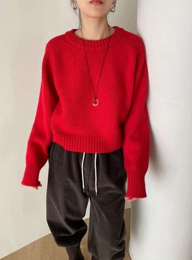 九1018韩国东大门毛衣区Murmuring-8673575直邮别致甜美独特秋冬