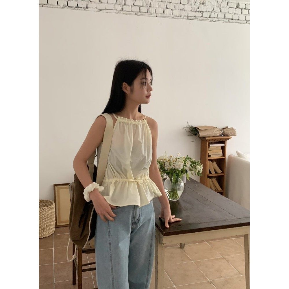 九0803韩国东大门背心区asome-8599453高端通勤档口纯色别致正品