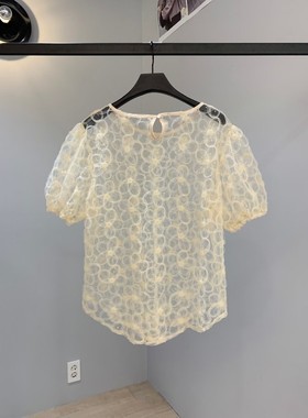 九0821韩国东大门t恤区softness-8614139冬款洋气新款复古直邮