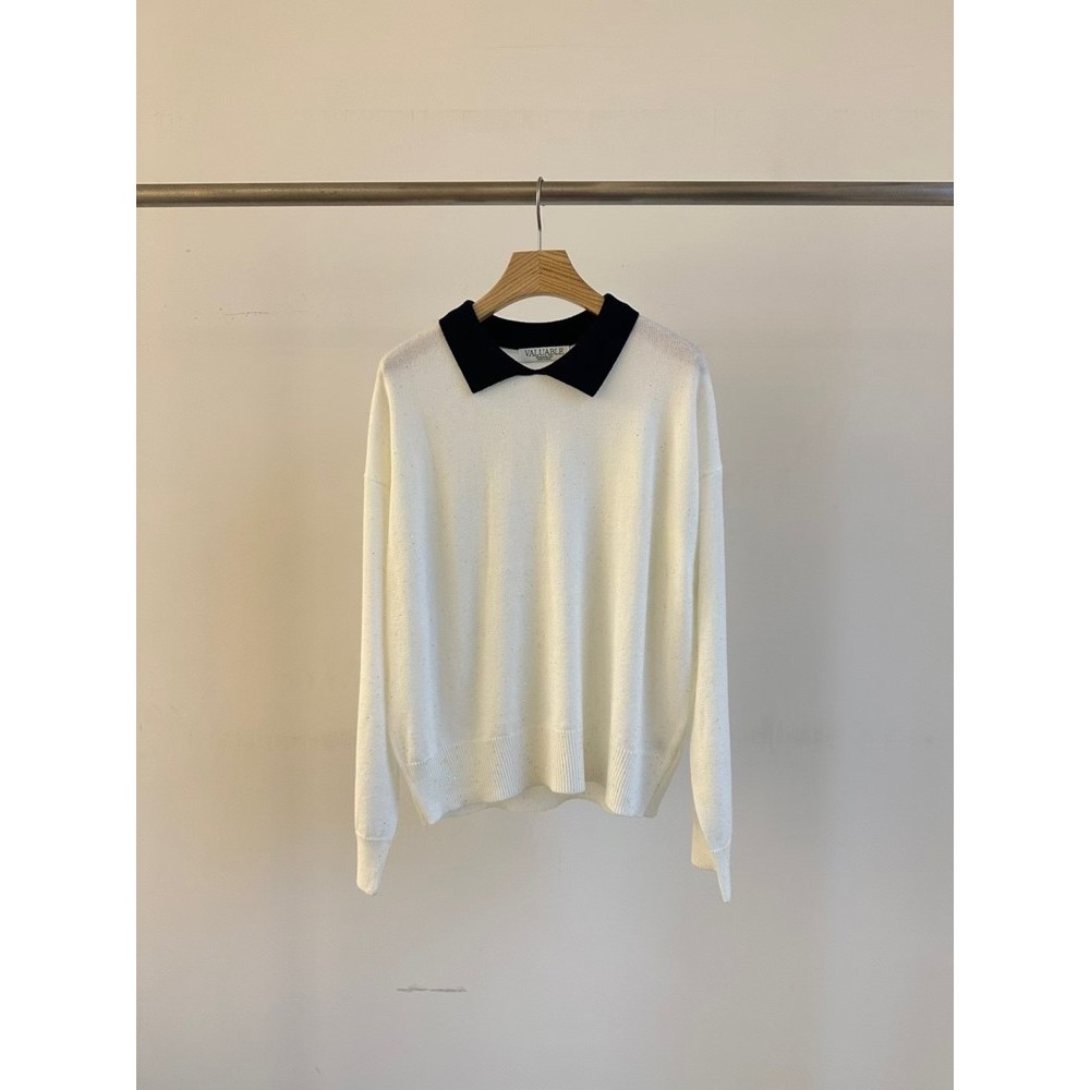 九0821韩国东大门针织衫区VALUABLE-8614083纯色清新正品个性冬款