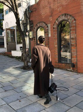 九1018韩国东大门大衣区atmosphere-8673728通勤简约冬季优雅正品