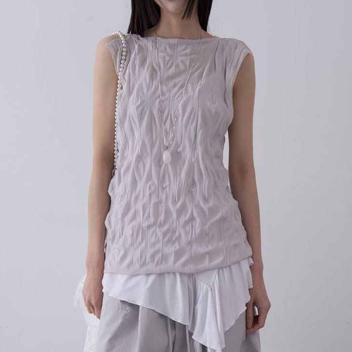 六0719韩国正品lowear-6425 背心区瑞丽休闲炸街直邮高端人气风格