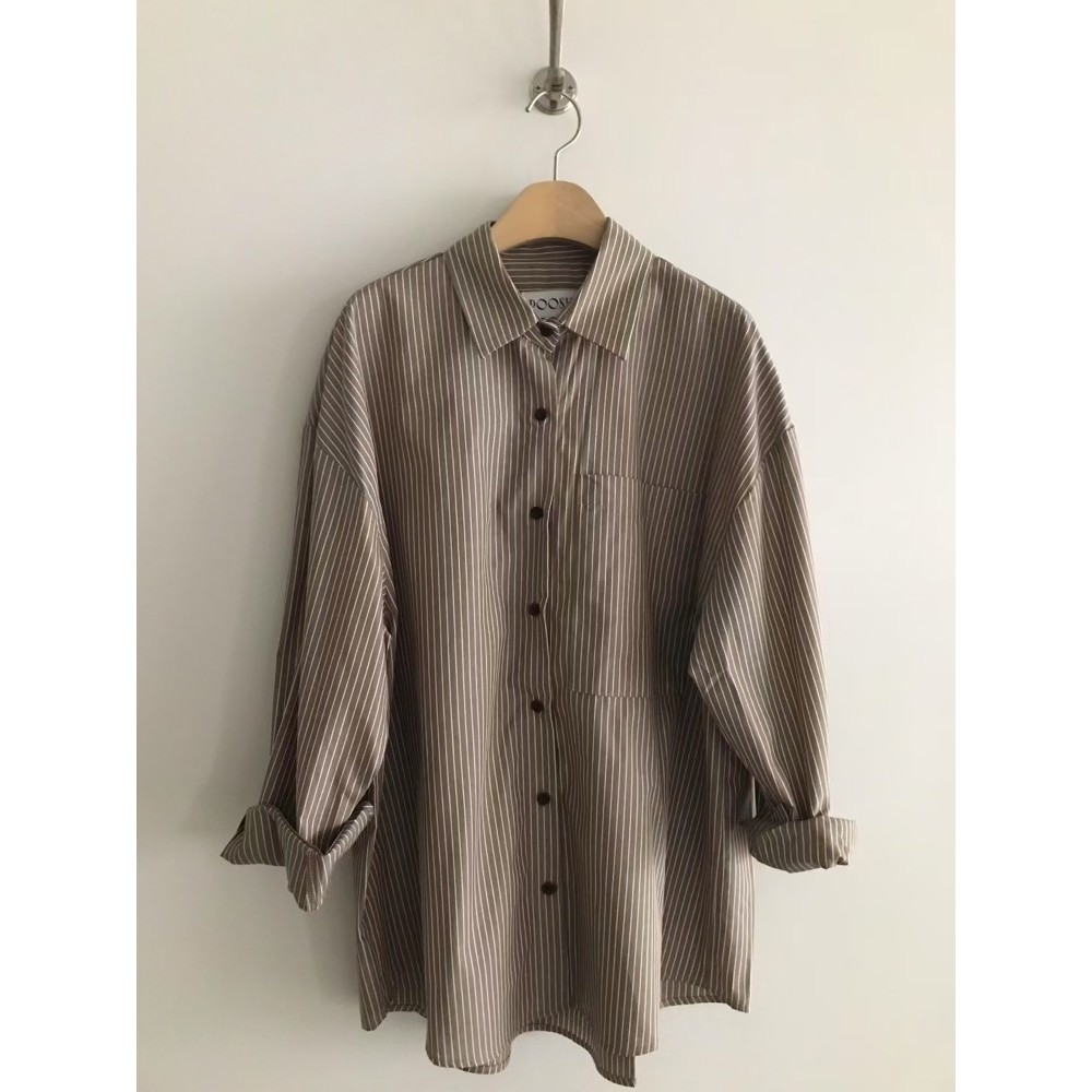 九0821韩国东大门衬衫-区SPUSH-8613814纯色街舞正品简洁冬款洋气