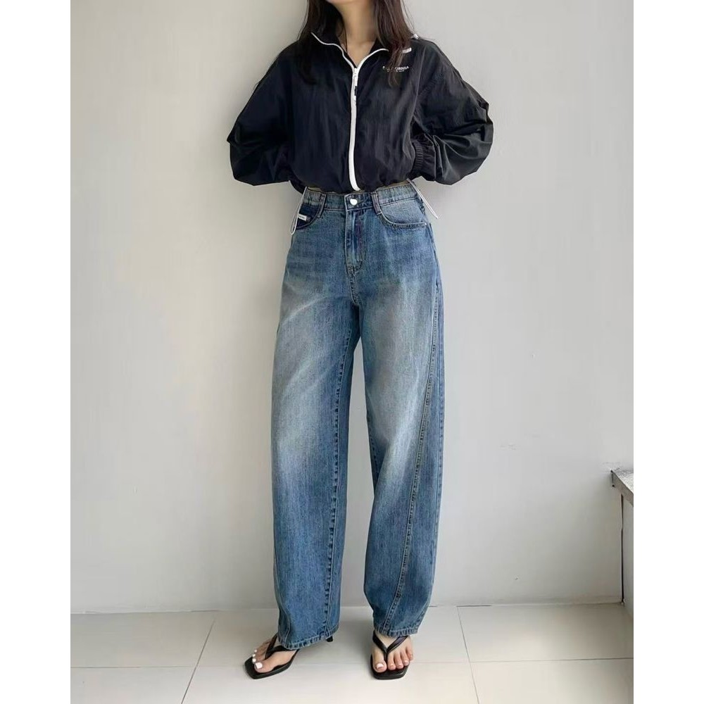 九1006韩国东大门运动牛仔裤区HowLuk-8663837舒适正品风格冬款