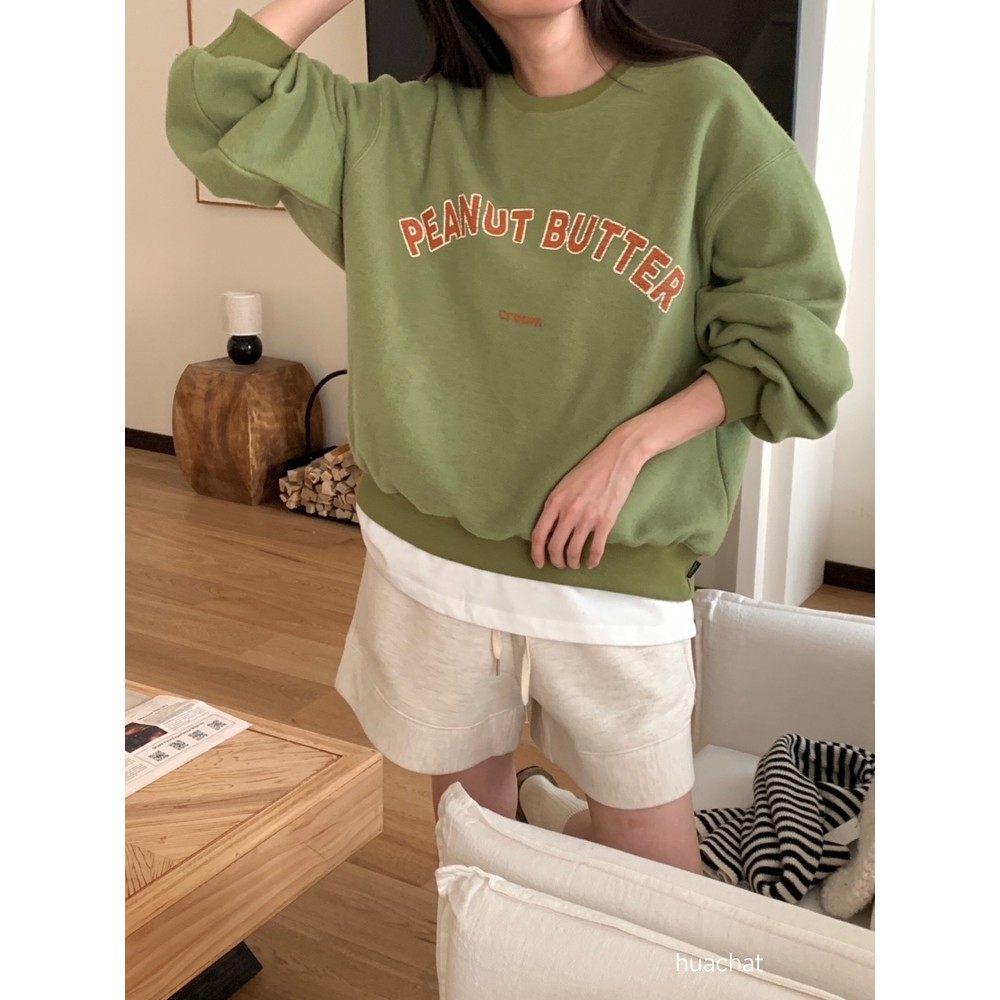 九1205韩国东大门t恤区nomad-8720669秋季街头通勤复古纯色气质