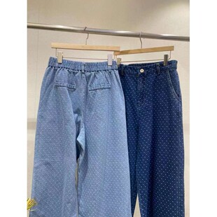 九0203韩国东大门运动牛仔裤区HIP`TiQUE-8740873炸街纯色时尚