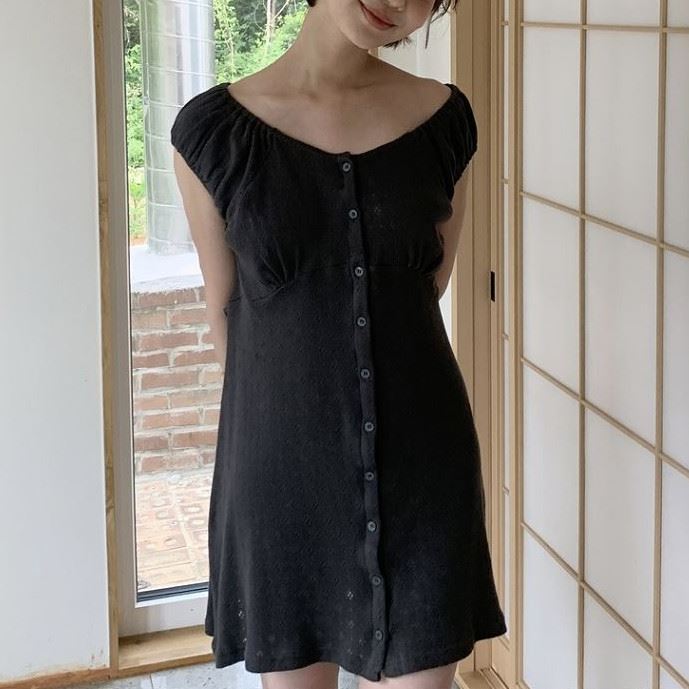 六0719韩国正品dailymarket-16910 连衣裙区流行正品高档休闲独特