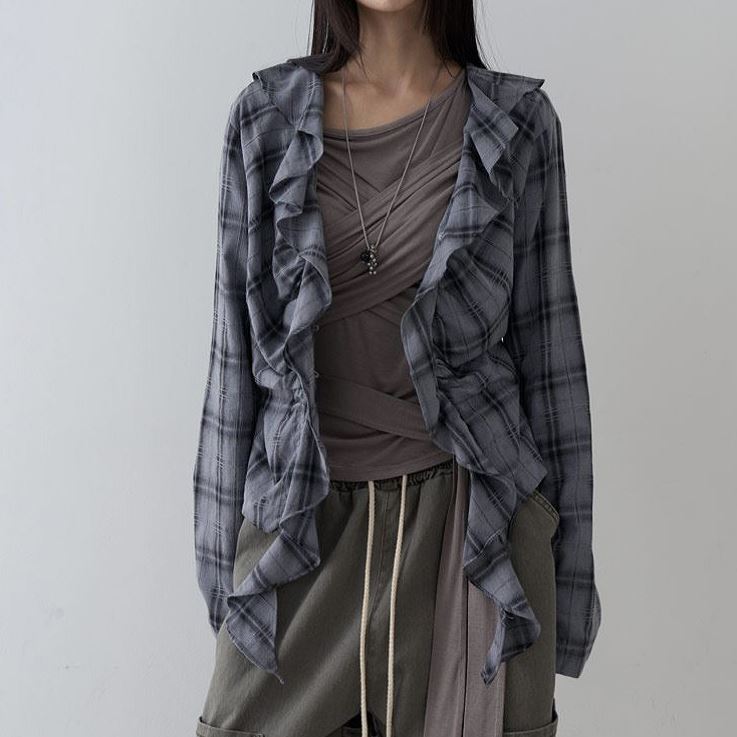 六0923韩国正品lowear-6705 衬衫区别致韩版舒适可爱都市夏季原宿