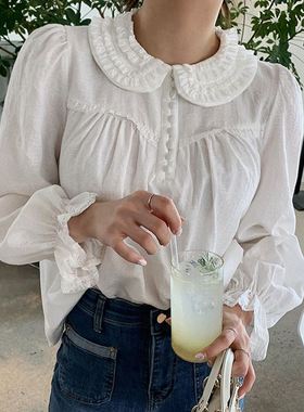 六0923韩国正品75972 衬衫区新潮纯色英伦正品炸街夏款瑞丽新款