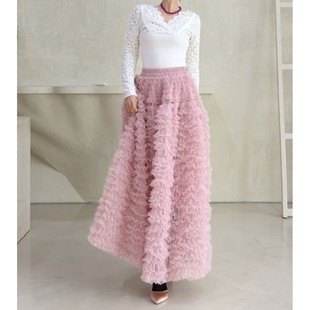 九1214韩国东大门户外半身裙区AWESOME 春冬 8726129街头甜美个性