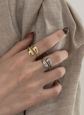 JHEPAN925银简约开口戒