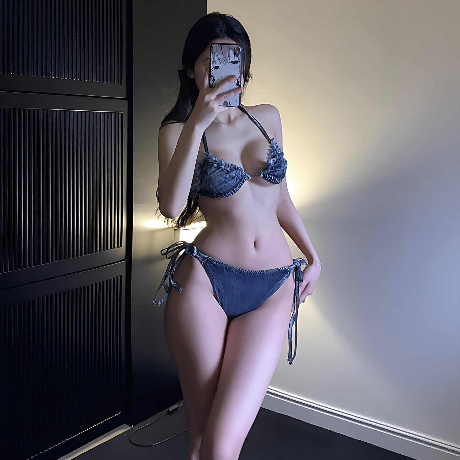 酒吧dj女团gogo领舞台演出服夜场bgo点舞服性感牛仔比基尼套装潮