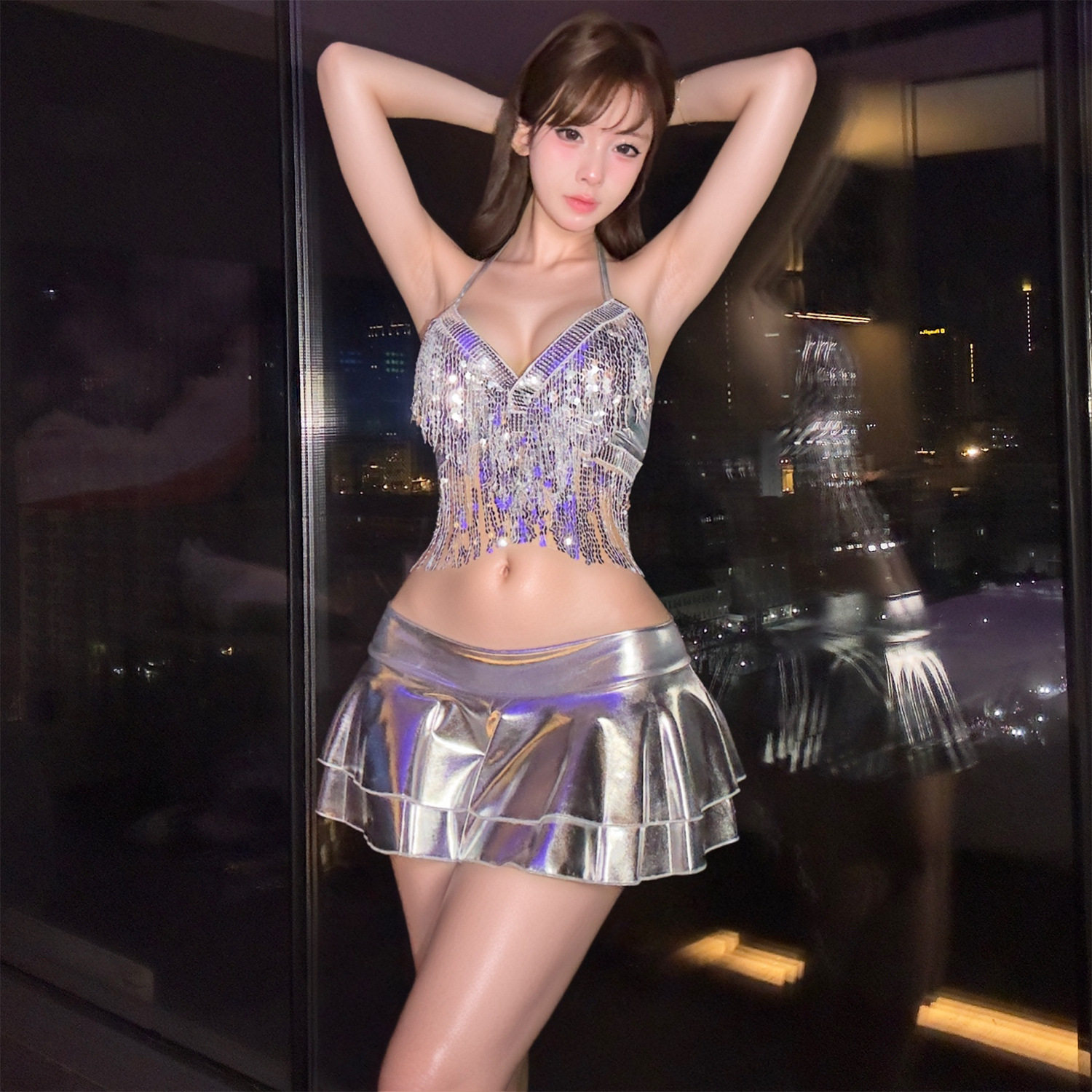 酒吧DS演出服夜店辣妹性感女DJ领舞台装女团gogo爵士钢管舞套装潮,女装/女士精品,民族服装/舞台装,淘宝优惠券,粉丝福利购,淘宝优惠卷