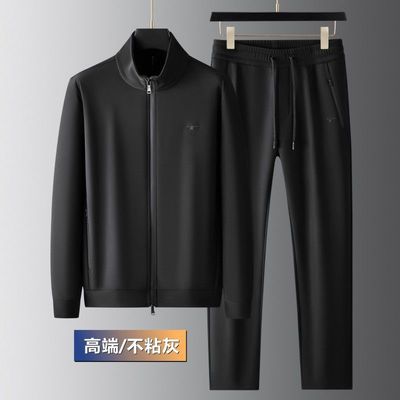 高级感男士运动服套装秋冬开衫卫