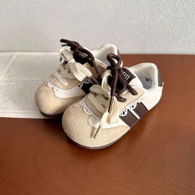 丨春新品女孩甜美蕾丝公主鞋女宝