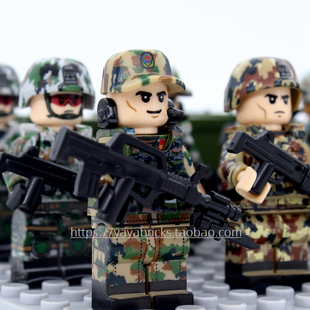 睿智积木2020军事迷彩人仔