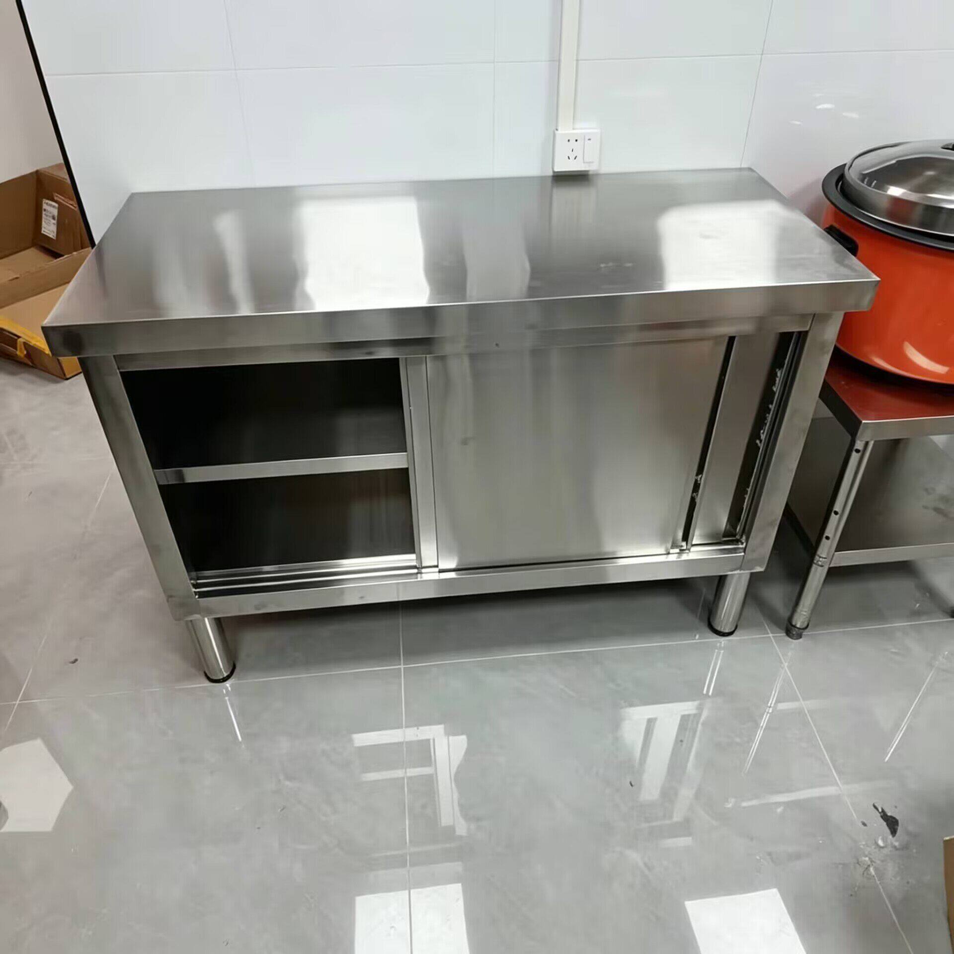 厨房储物柜打荷操作台不锈钢橱柜