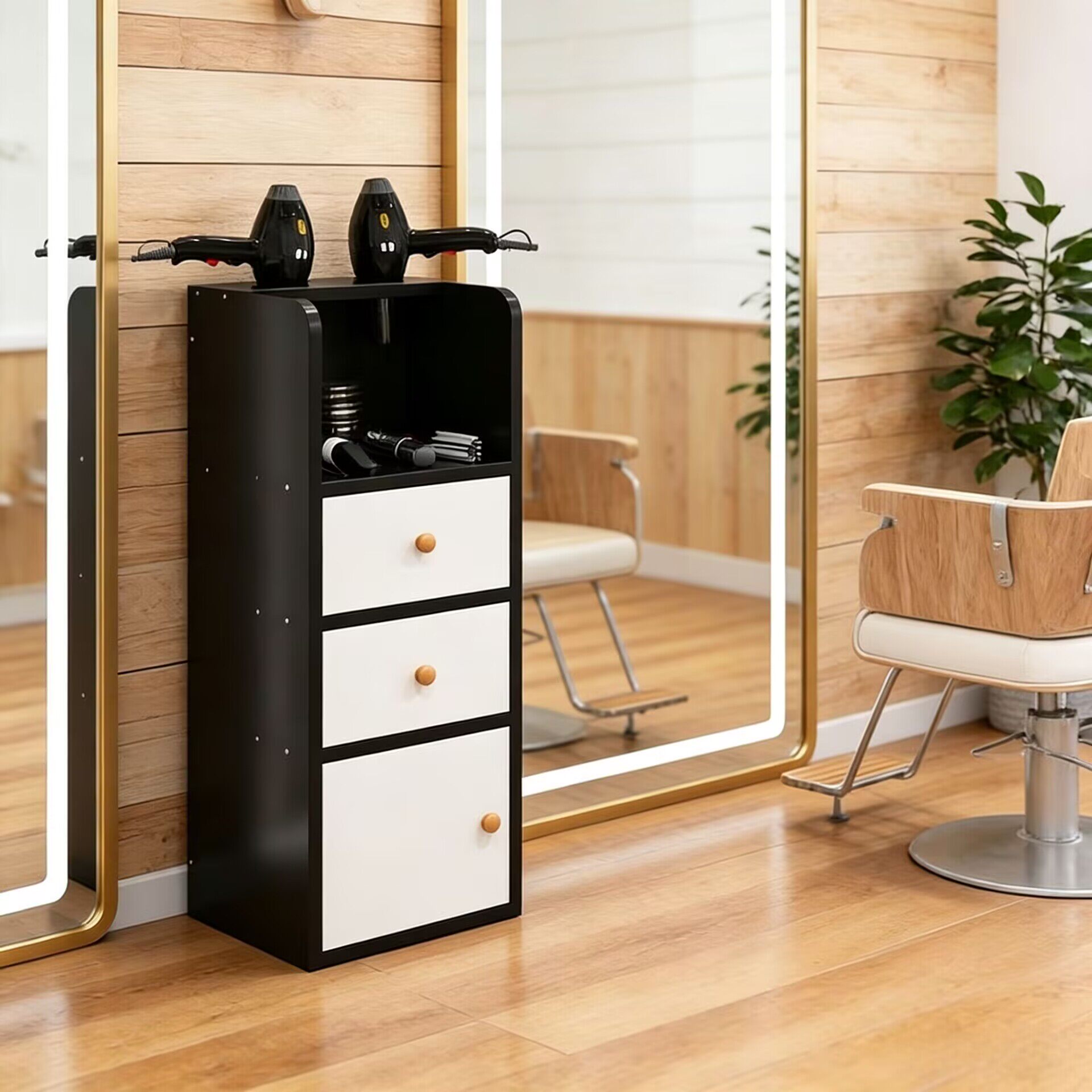 工作柜置物台美发店柜子工具柜理发店工具柜美发店理发产品烫染
