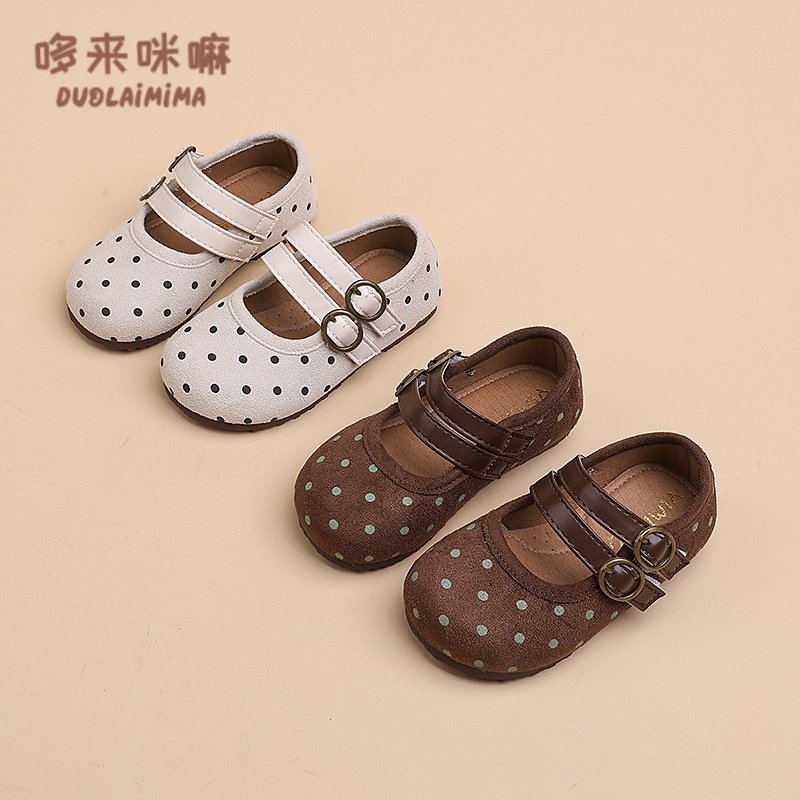 韩系女童公主鞋2026新款女宝波点玛丽珍皮鞋春秋儿童可爱公主单鞋,童鞋/婴儿鞋/亲子鞋,皮鞋,淘宝优惠券,粉丝福利购,淘宝优惠卷
