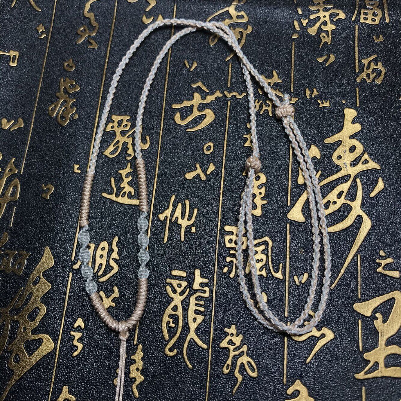 项链绳手工编织工艺可绑蜜蜡