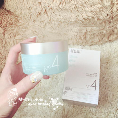 李嘉其叫你用韩国艾珂薇Acwell N4面霜 清润补水细致保湿孕妇可用