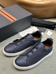 圆头男鞋 真皮春秋单鞋 低帮小牛皮柔软轻便舒适休闲商务男板鞋 男士