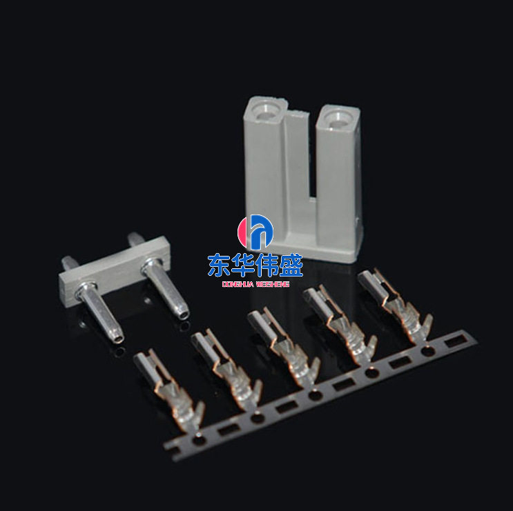 TJC1连接器 10-8.0MM间距 1P 2P 3P 4P 直针座 接插件 连接器