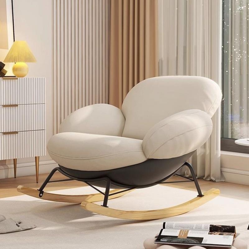 摇椅躺椅客厅午休家用轻奢懒人网红摇摇阳台单人休闲沙发椅沙发