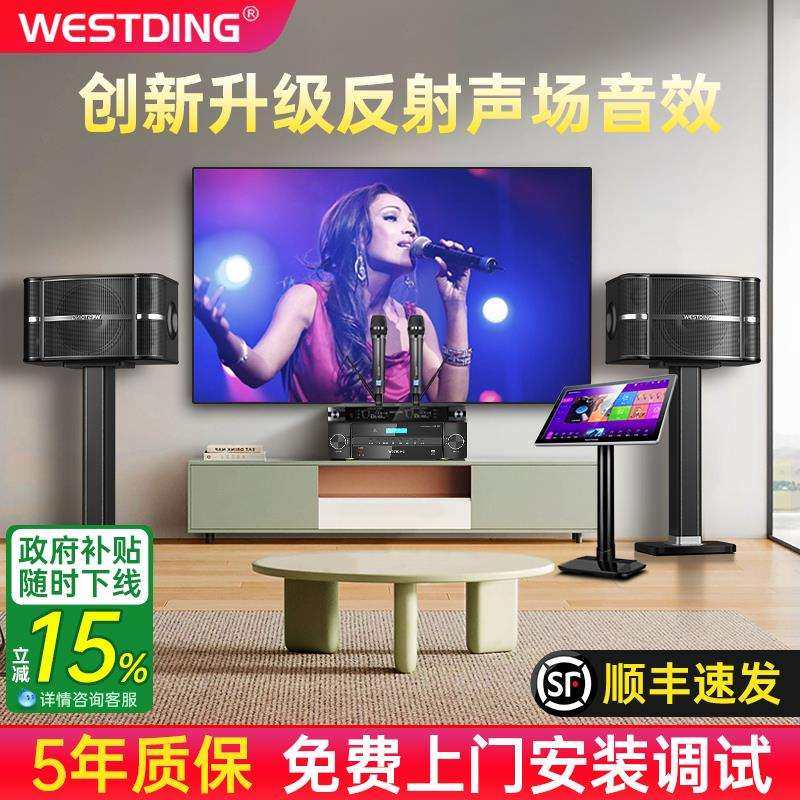 威斯汀A9家庭ktv音响套装卡拉ok家用客厅唱k歌点歌机全套音箱