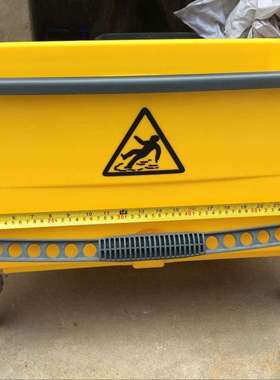 白云清洁AF08174水桶长方形拖把桶带轮清洁桶墩布桶42L