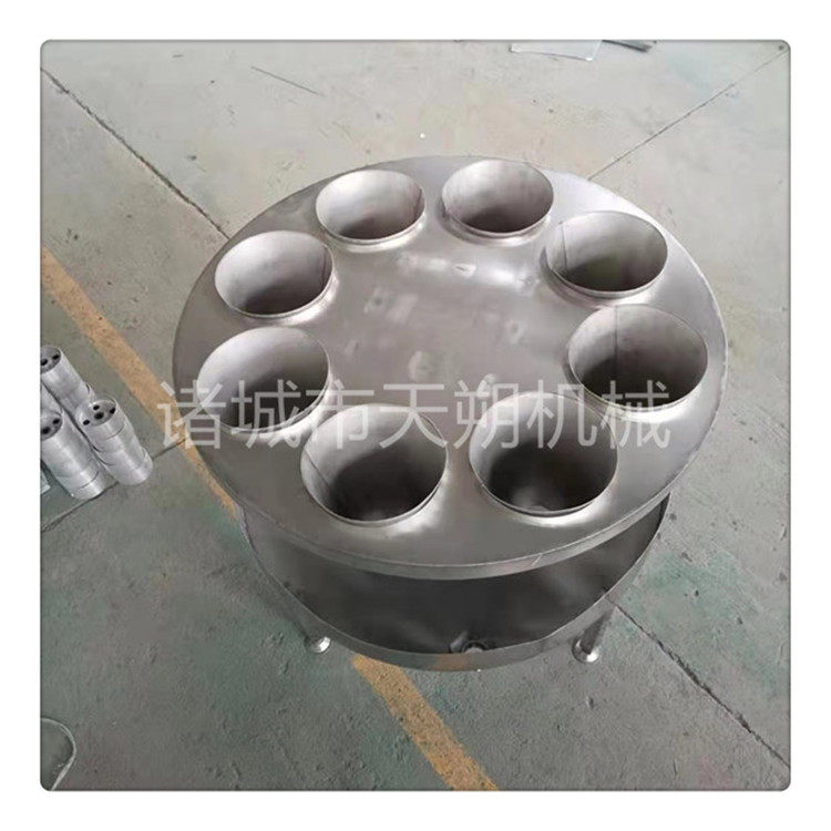 自动旋转式沥血器宰鸡鸭流水线控血槽不锈钢控血机器多锥桶控血池