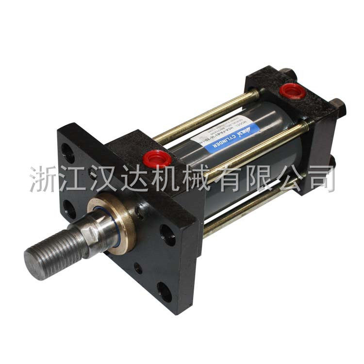 汉力达液压专业制作前法兰拉杆液压油缸模具油缸外观精美