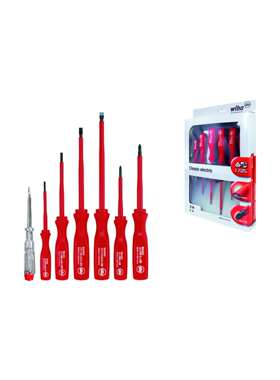 德国威汉Wiha07151电工绝缘经典螺丝起子7件套