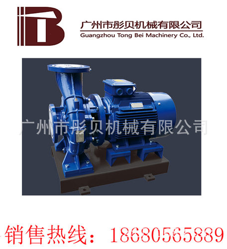 广西南宁市ISW型卧式管道离心泵 ISW40-250